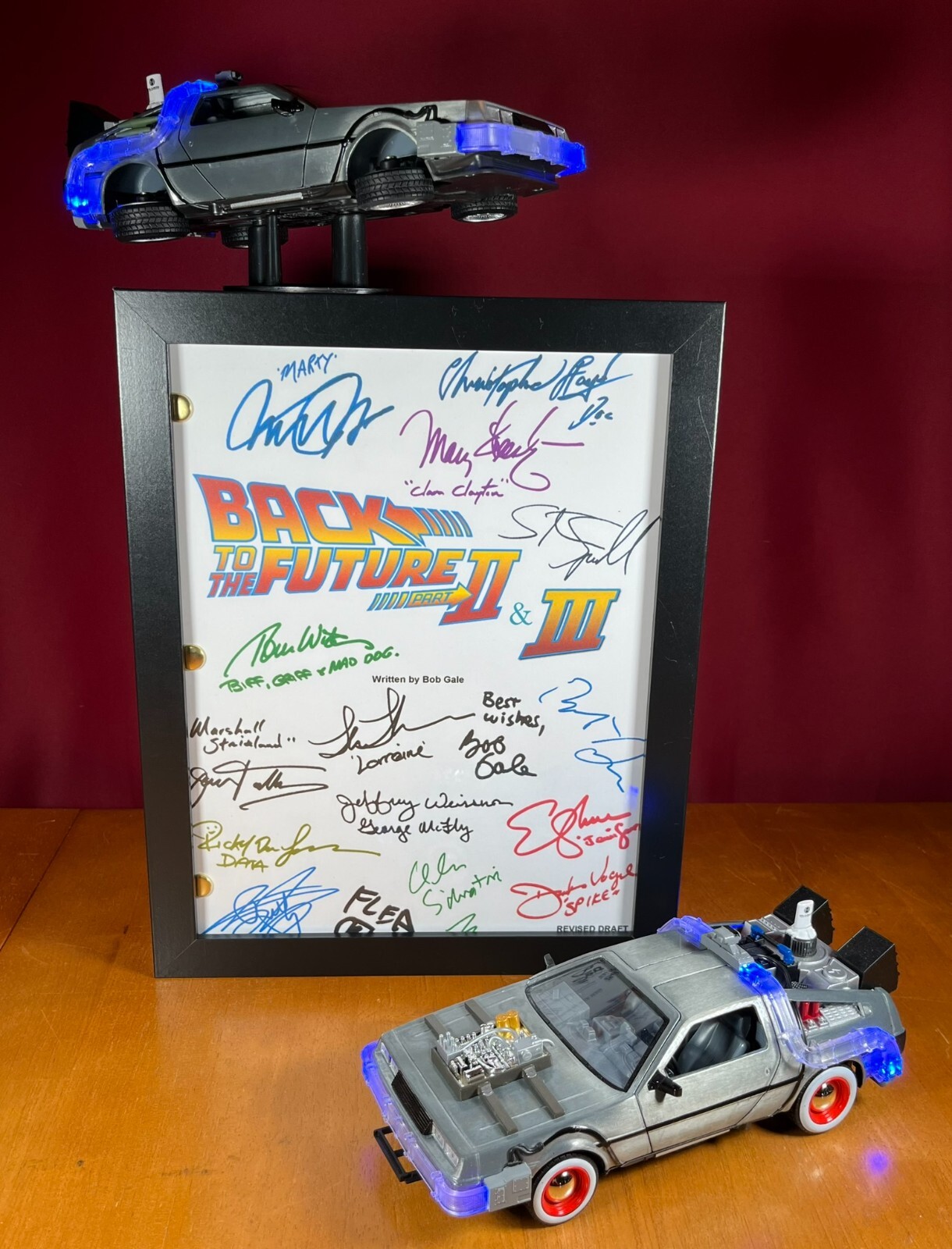 Back to the Future Trilogy Scripts Signed – Autograph Reprints- Marty McFly