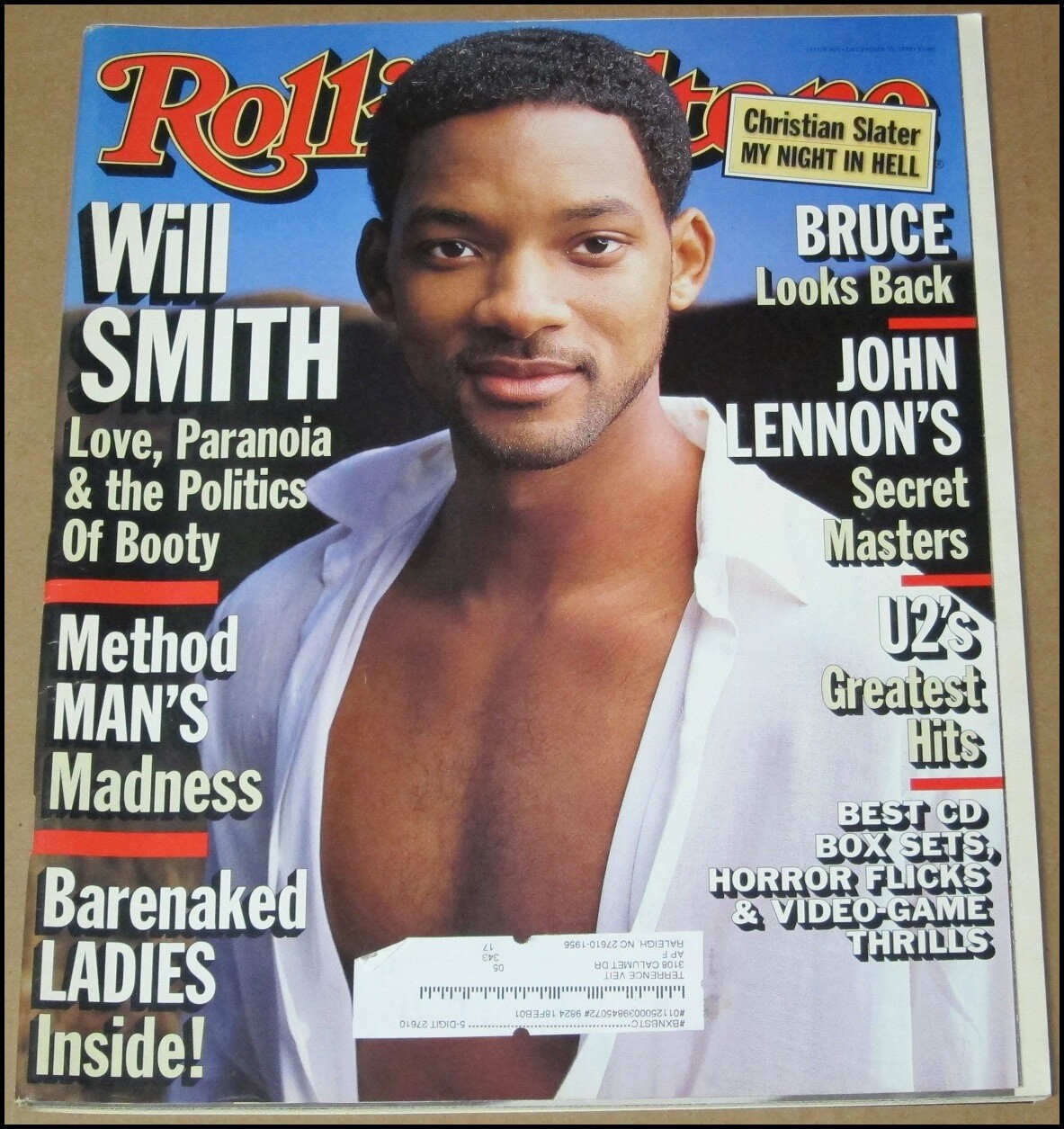 12/10/1998 Rolling Stone Magazine Will Smith Barenaked Ladies Method Man Lennon