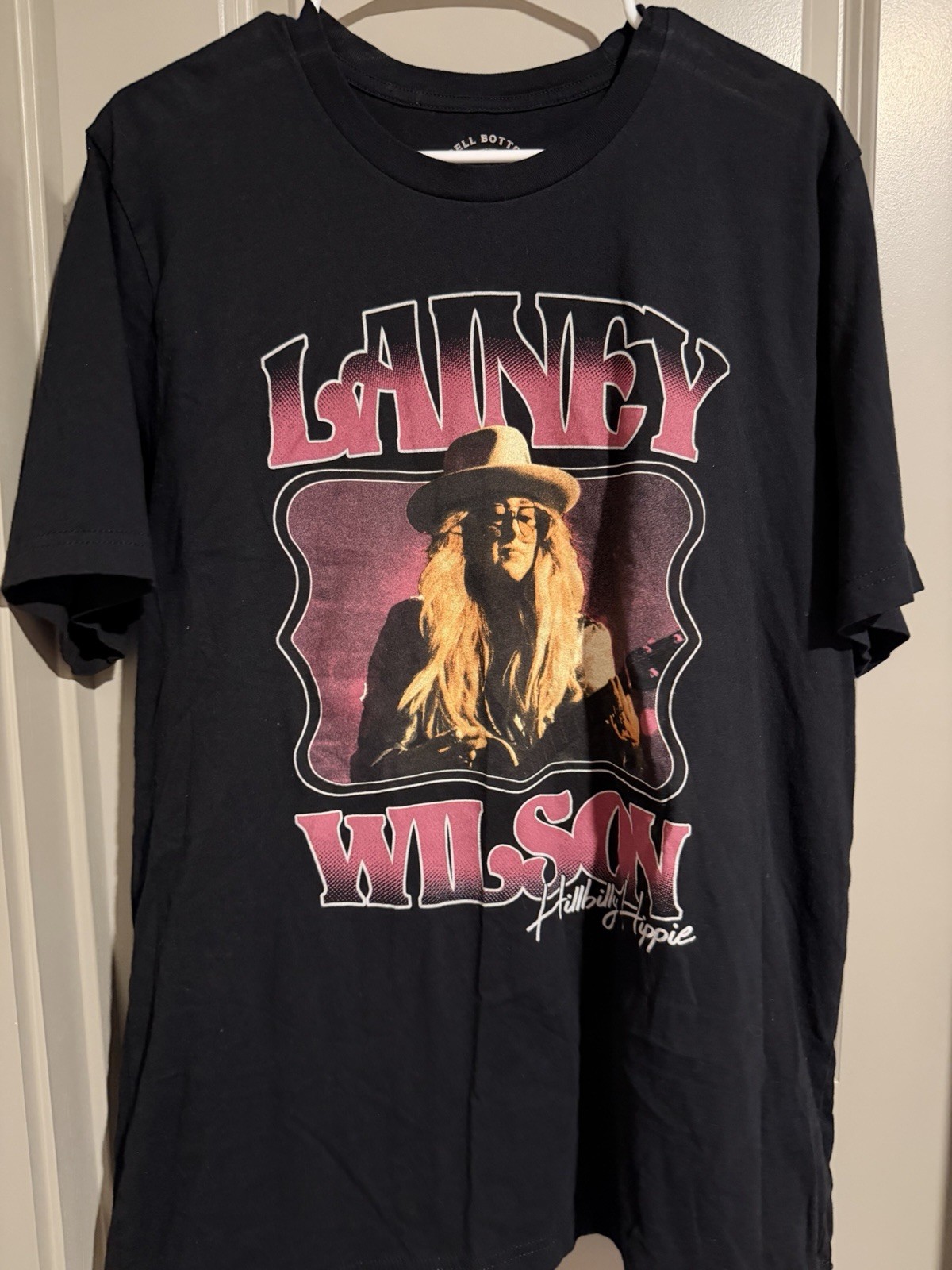 Lainey Wilson Hillbilly Hippie Tour 2023 T-Shirt X-Large Black Country Music