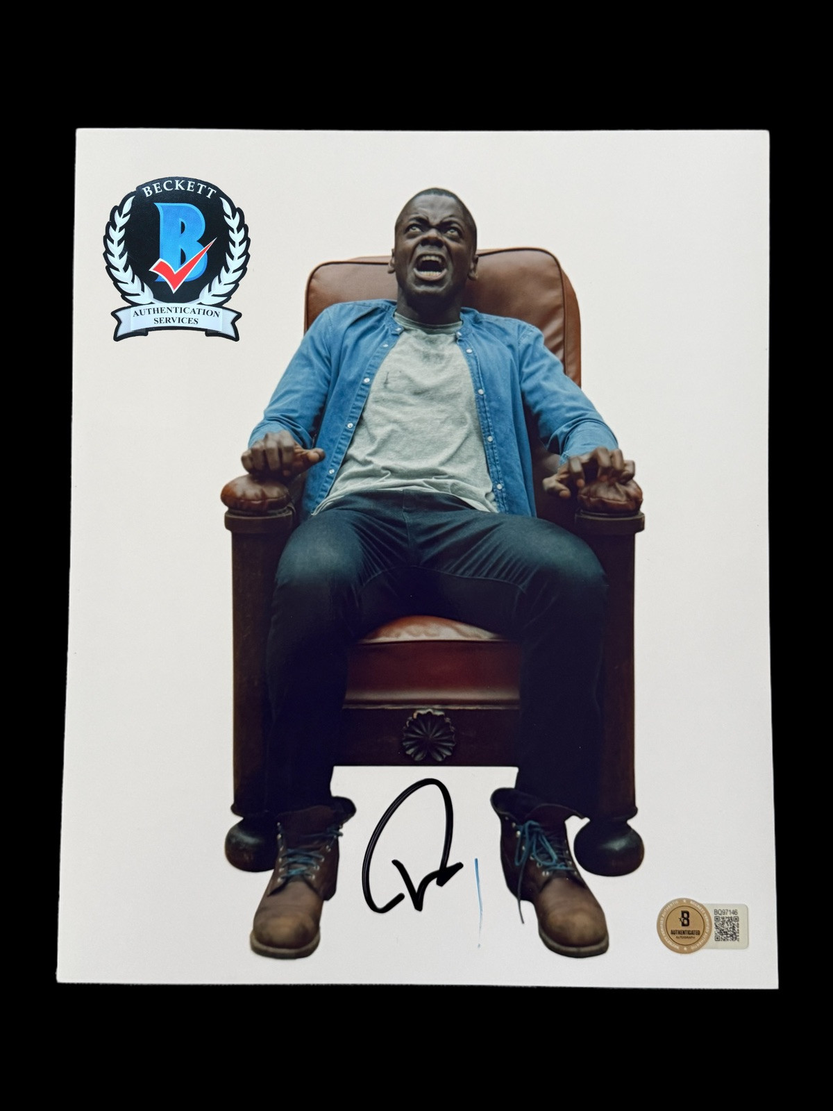 DANIEL KALUUYA AUTOGRAPH SIGNED 8X10 PHOTO GET OUT JORDAN PEELE BECKETT BQ97146