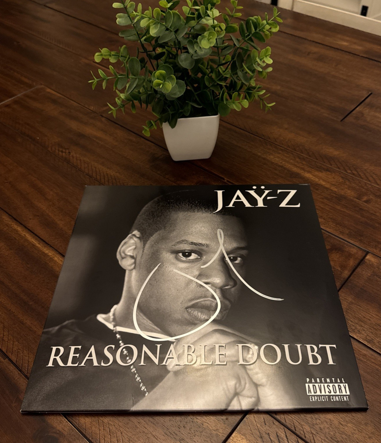 JAY-Z SIGNED AUTOGRAPH REASONABLE DOUBT VINYL SHAWN CARTER 1996 PSA CERTIFIED