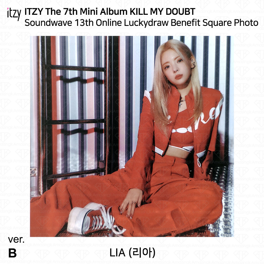 ITZY KILL MY DOUBT Soundwave 13th Online Luckydraw Photocard Square Photo KPOP