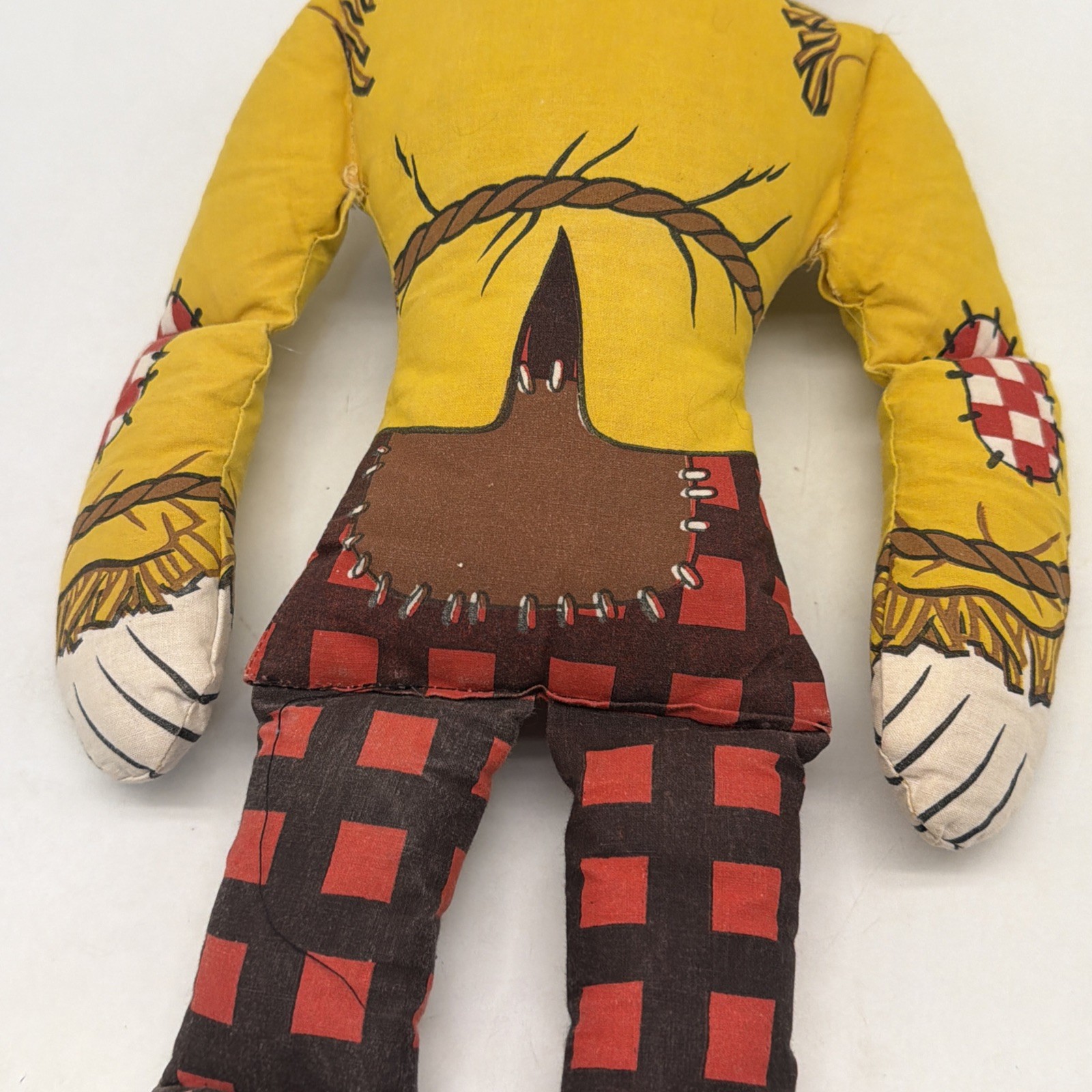 23” Vintage Wizard Of OZ Scarecrow R.P. Co RALSTON Rubber Head Cloth Doll Toy!