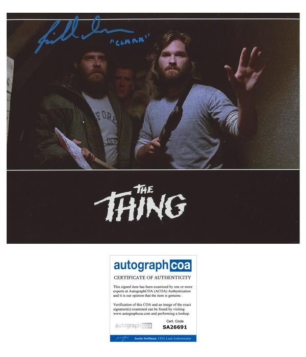 Richard Masur “The Thing” AUTOGRAPH Signed ‘Clark’ Autographed 8×10 Photo B ACOA