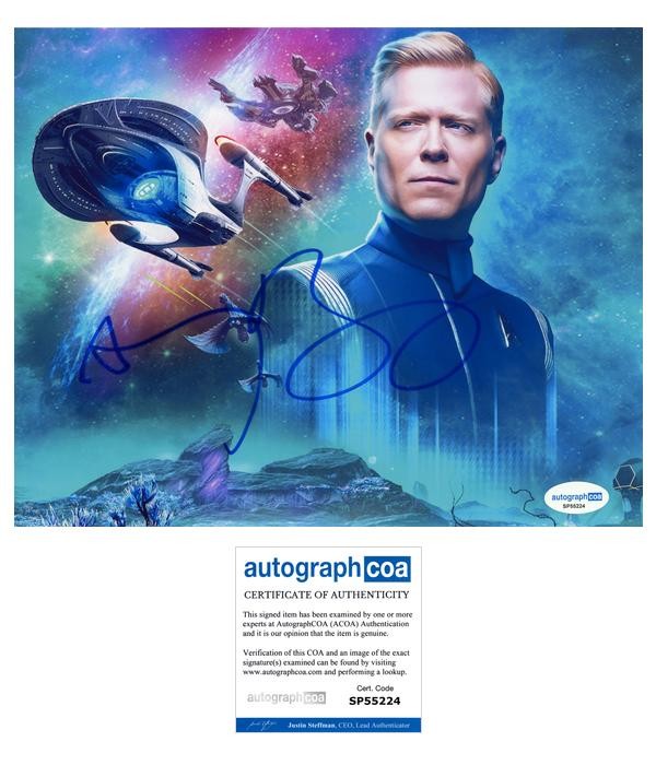 Anthony Rapp “Star Trek: Discovery” AUTOGRAPH Signed ‘Stamets’ 8×10 Photo D ACOA