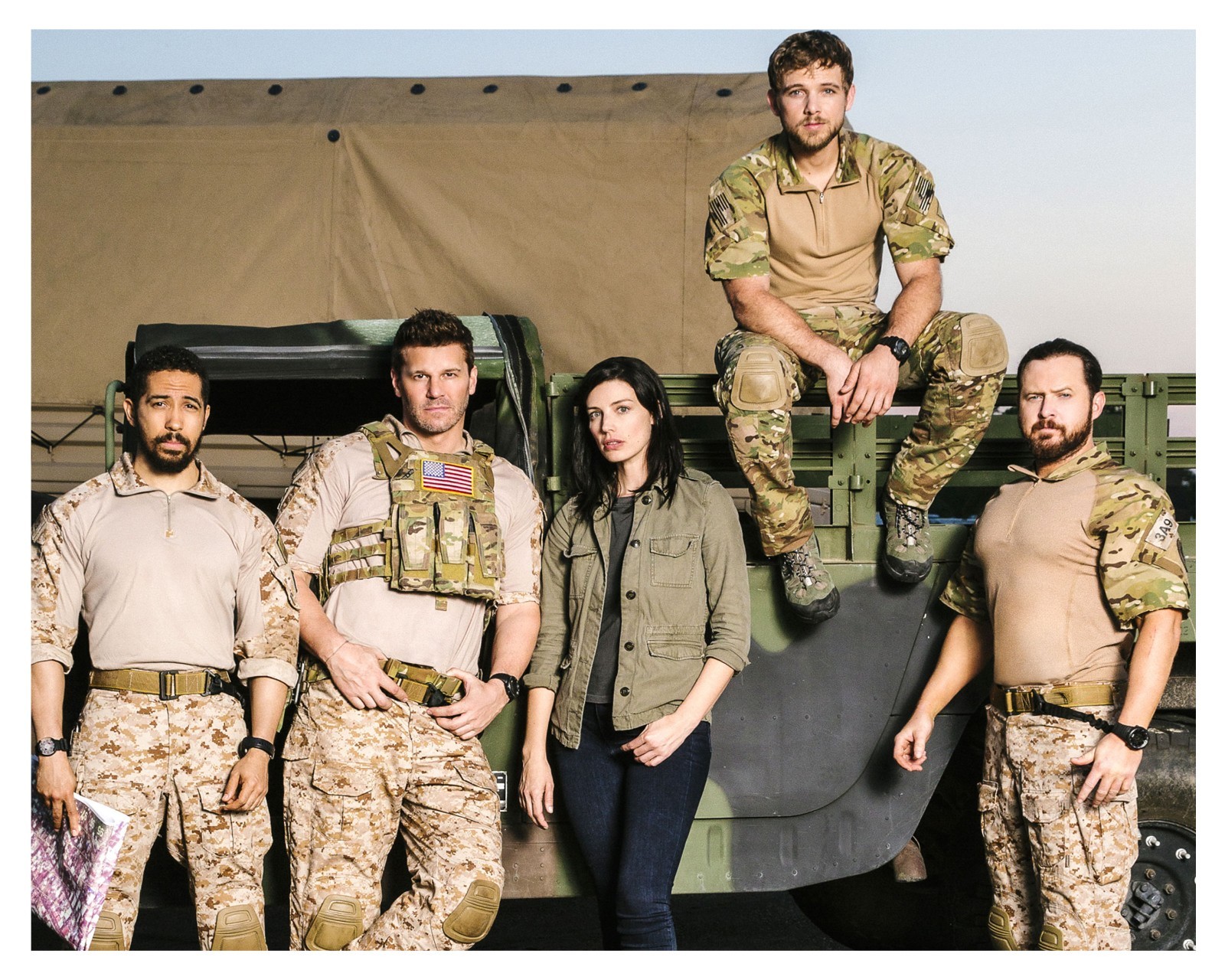 * SEAL Team* tv show “DAVID BOREANAZ” & Cast (Glossy) 8×10 Print