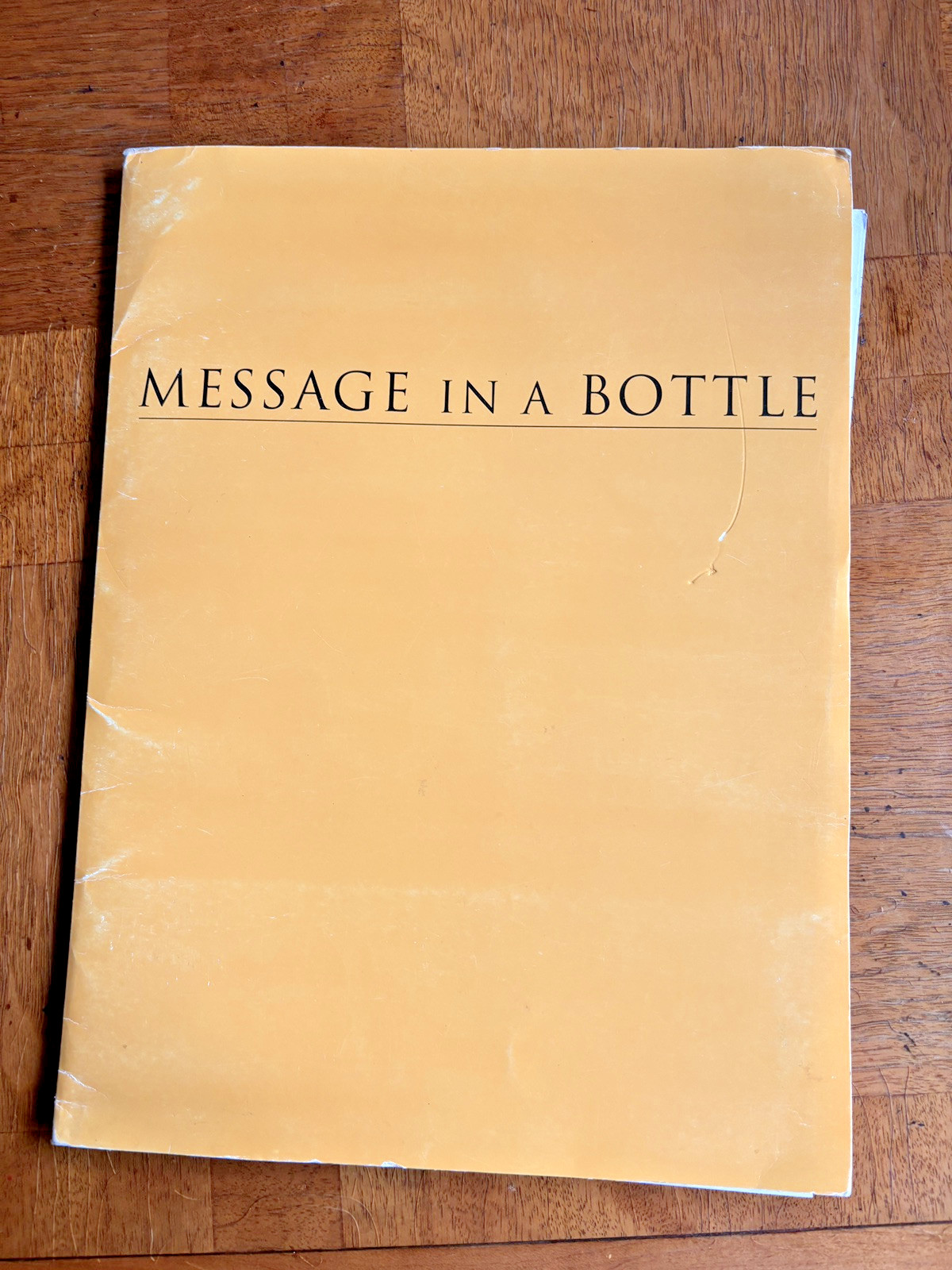 Message in A Bottle Movie Press Kit – Kevin Costner, Robin Wright & Paul Newman
