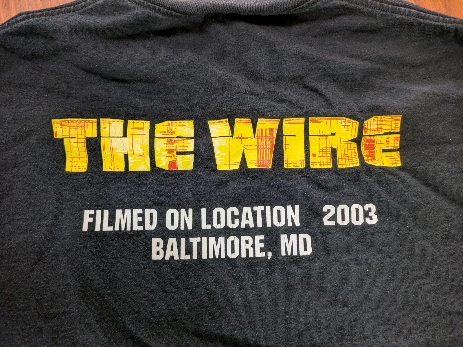 Authentic Vintage The Wire HBO Season 2 “Filmed pn Location” Crew Shirt Size M