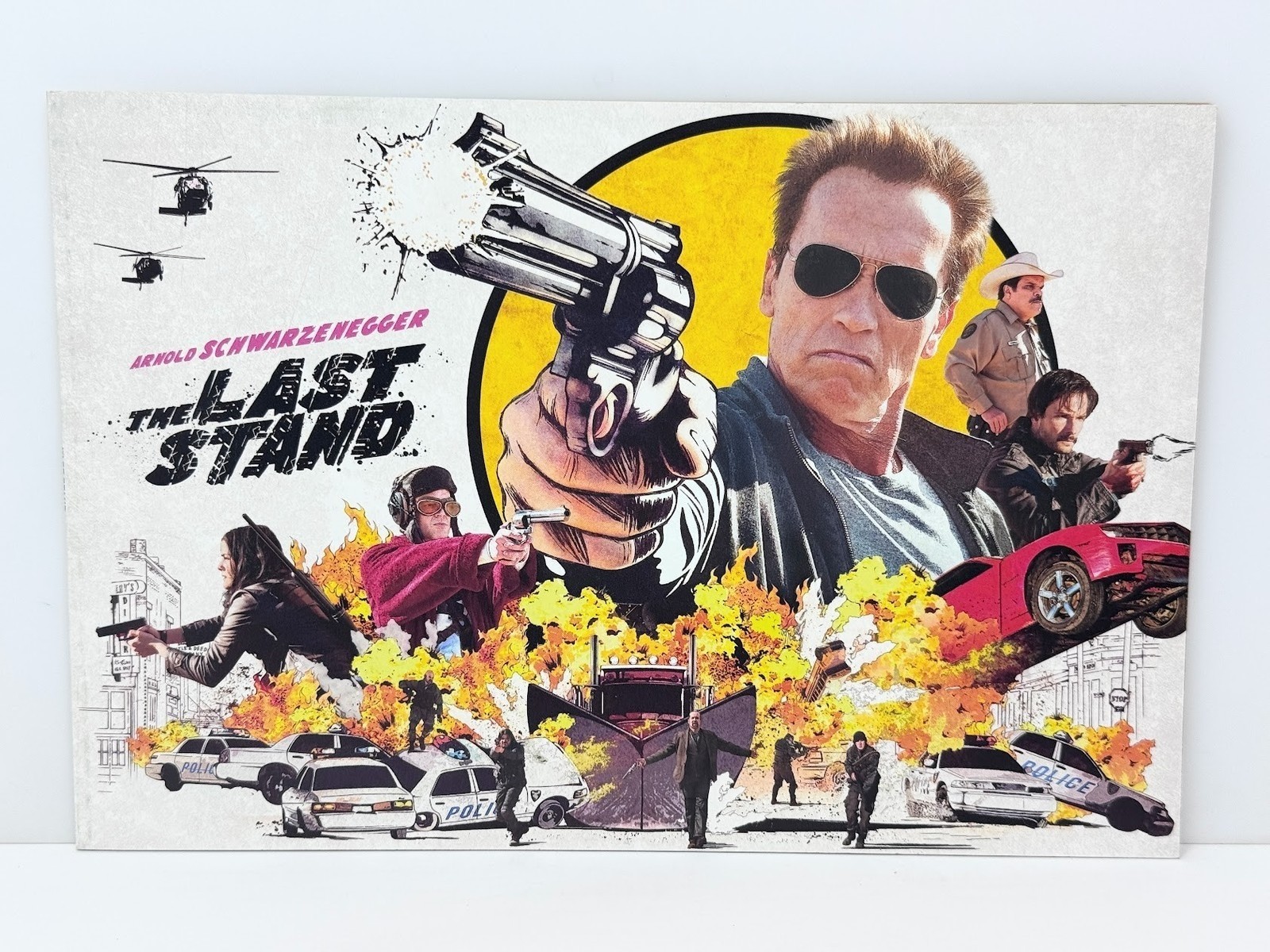 The Last Stand (2013) Japanese Movie Program Arnold Schwarzenegger, Whitaker