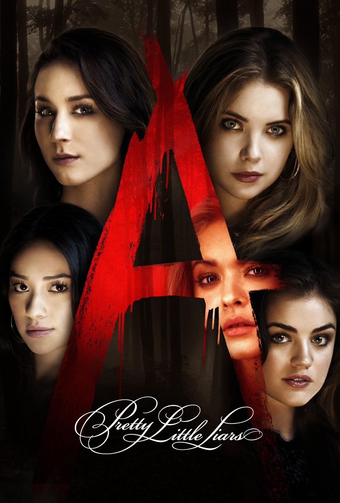 Pretty Little Liars poster (b) – 11 x 17 inches – Lucy Hale, Ashley Benson
