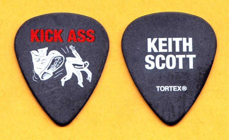 Bryan Adams Keith Scott Kick A$$ Black Guitar Pick 2022 So Happy It Hurts Tour