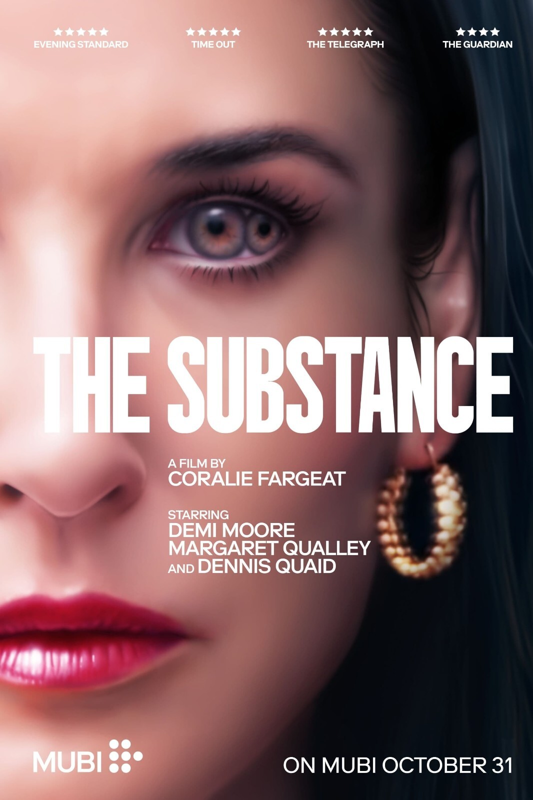 2024 The Substance Movie Poster 11X17 Demi Moore Margaret Qualley 🩸🍿