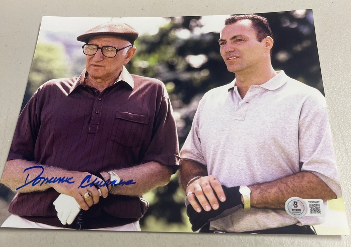 Dominic CHIANESE Signed Sopranos 8×10 Autograph Photo UNCLE JR W/Mikey Beckett