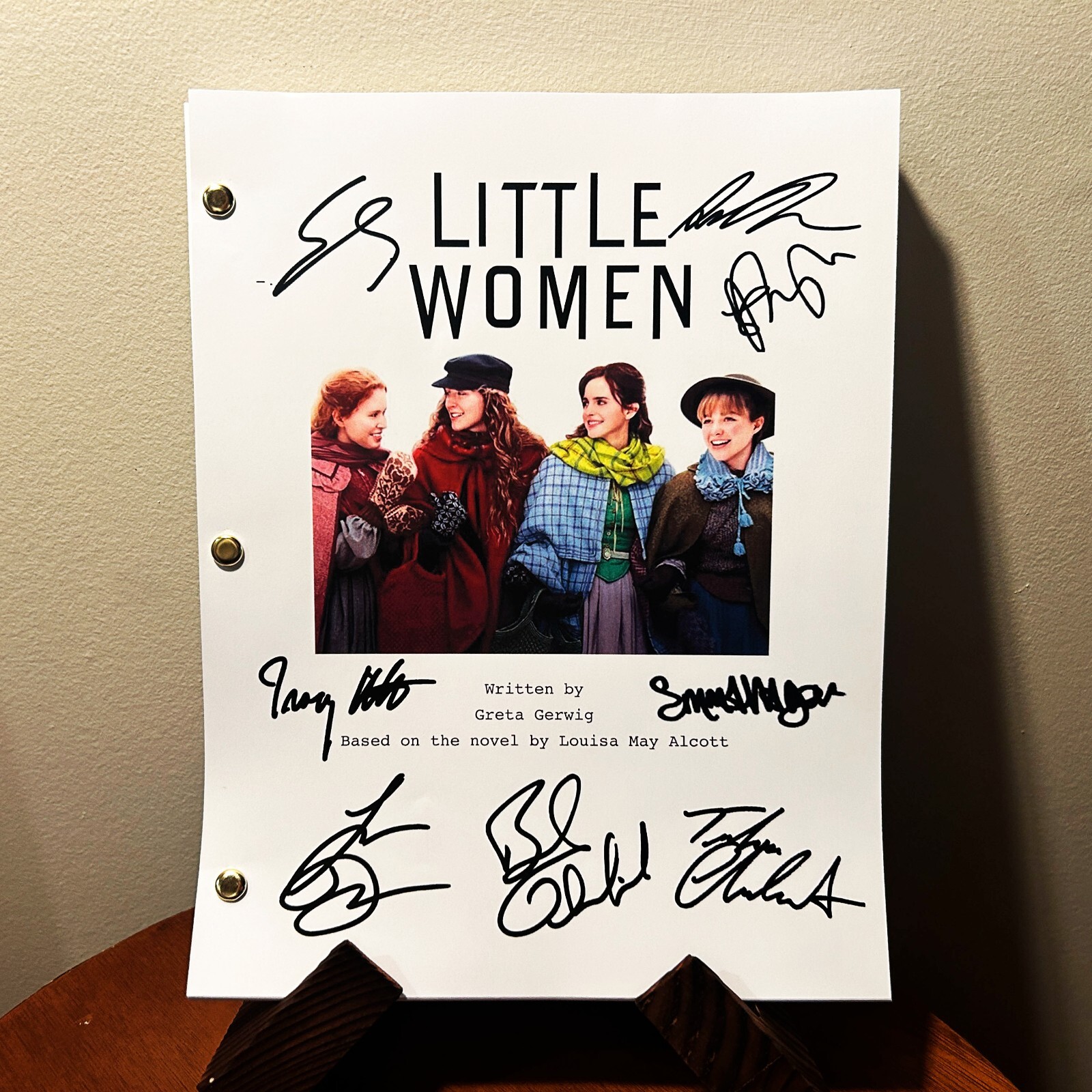 Little Women Autographed Signed Movie Script Reprint Full Screenplay Full Script