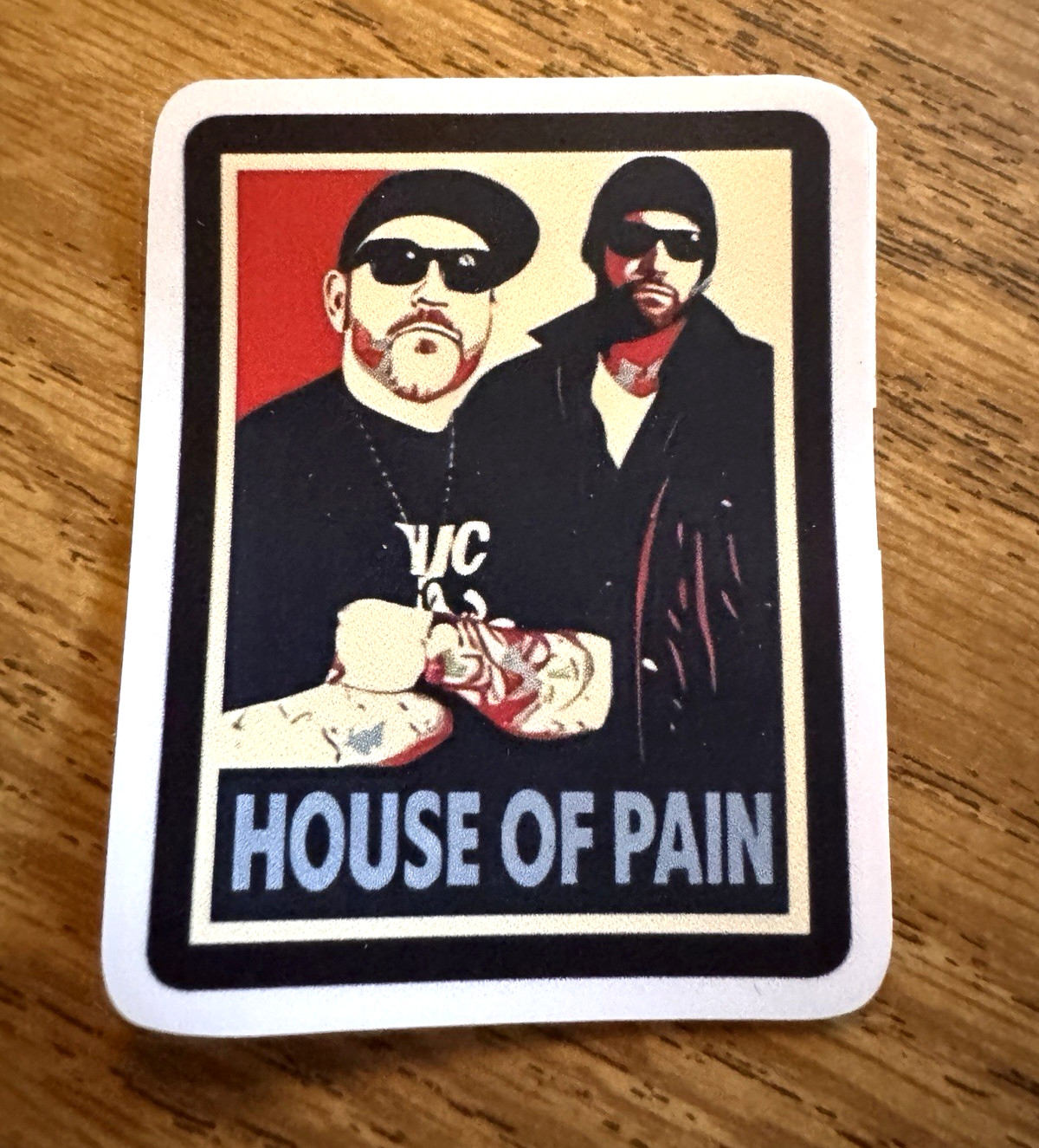 House of Pain Everlast/Danny Boy Die-Cut Vinyl Pop Art Sticker, 90’s Rap Hip-Hop
