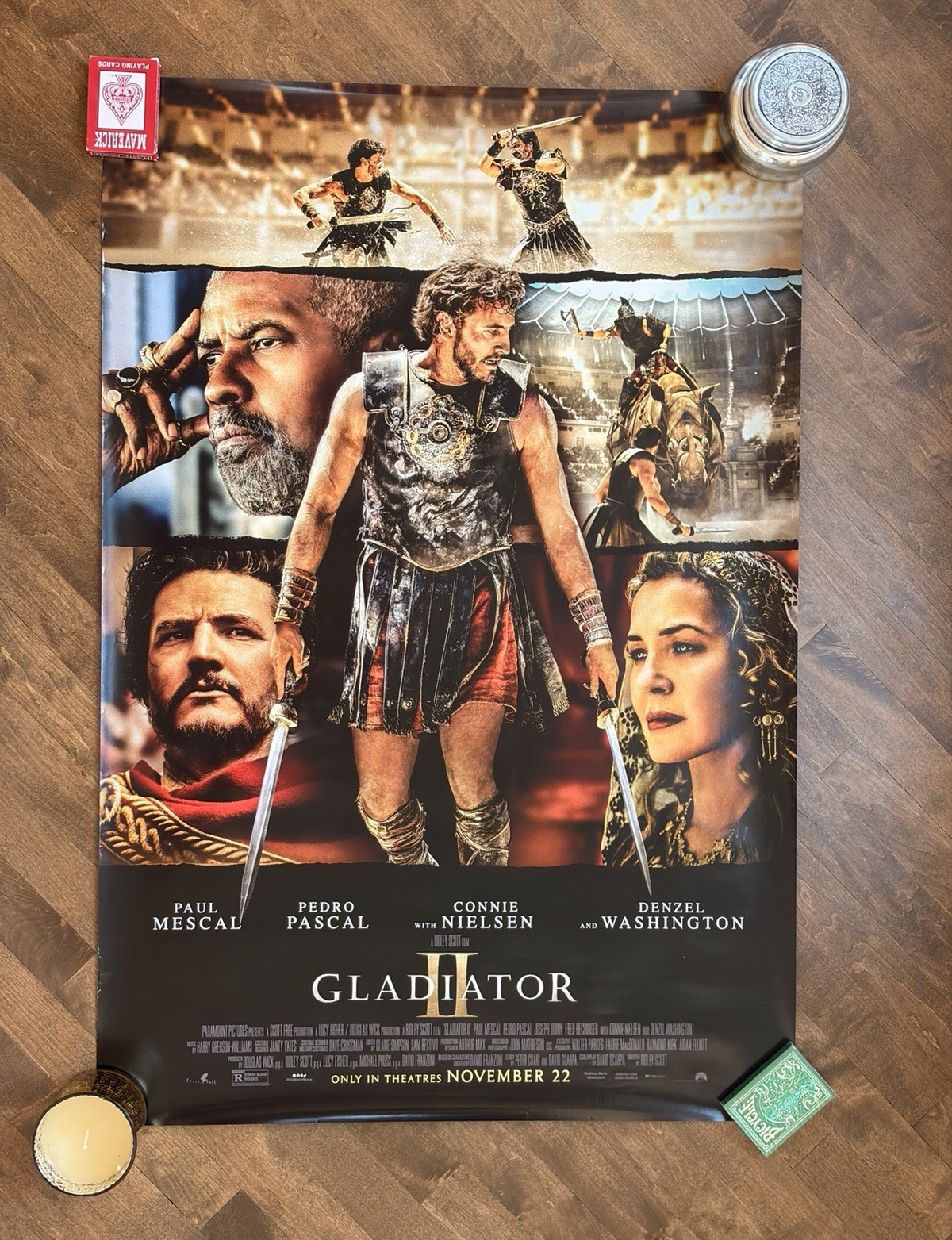Gladiator II Movie Poster – Paul Mescal Pedro Pascal Connie Nielsen