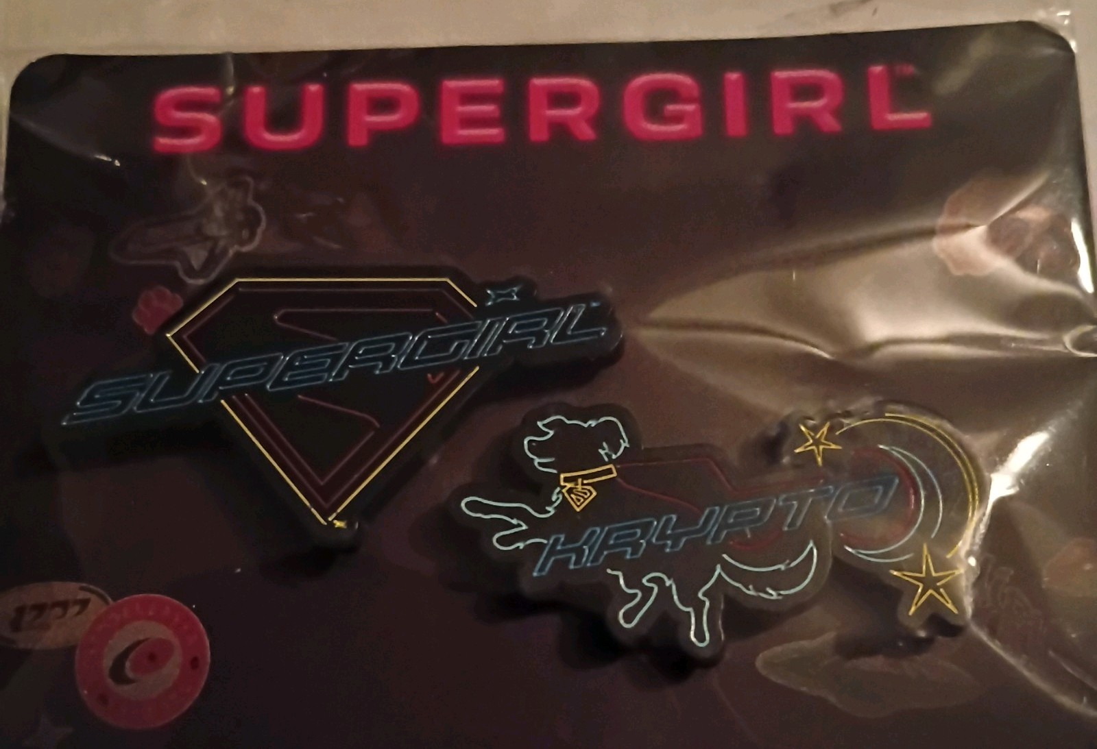 Mint Condition SUPERGIRL Pin Badge Set Krypto DC Studio Movie Collectible 2026
