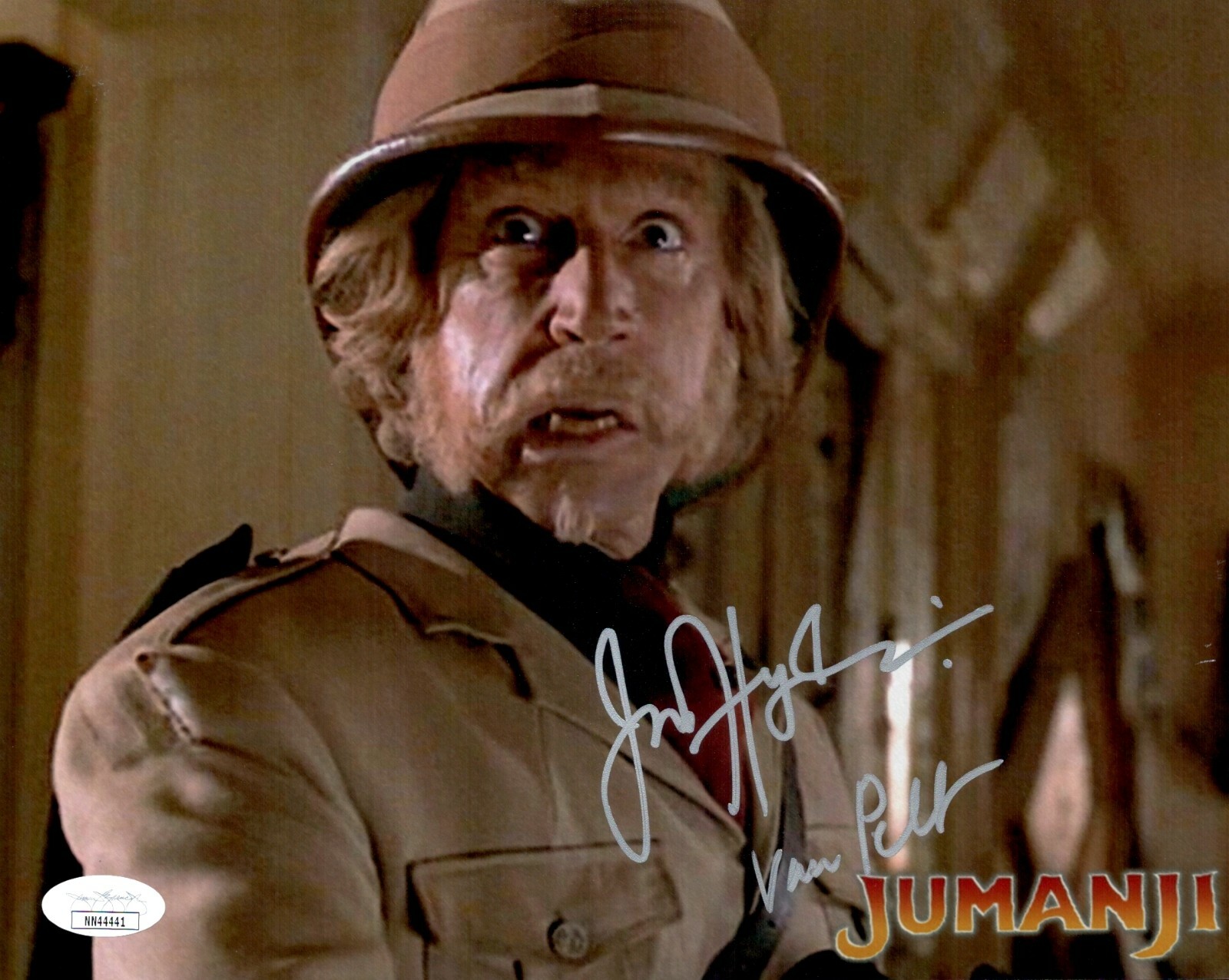 JONATHAN HYDE Signed 8×10 JUMANJI Van Pelt Autograph JSA COA Cert