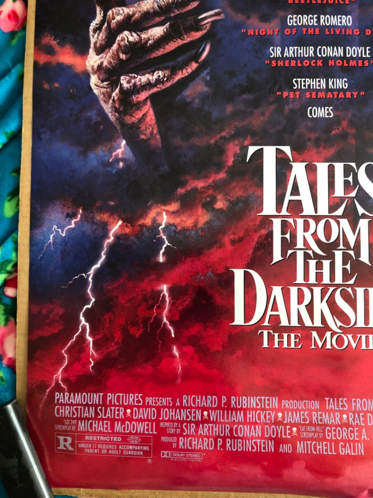 Tales From The Darkside, The Movie 1990 DS 27×40 Rolled Movie Poster