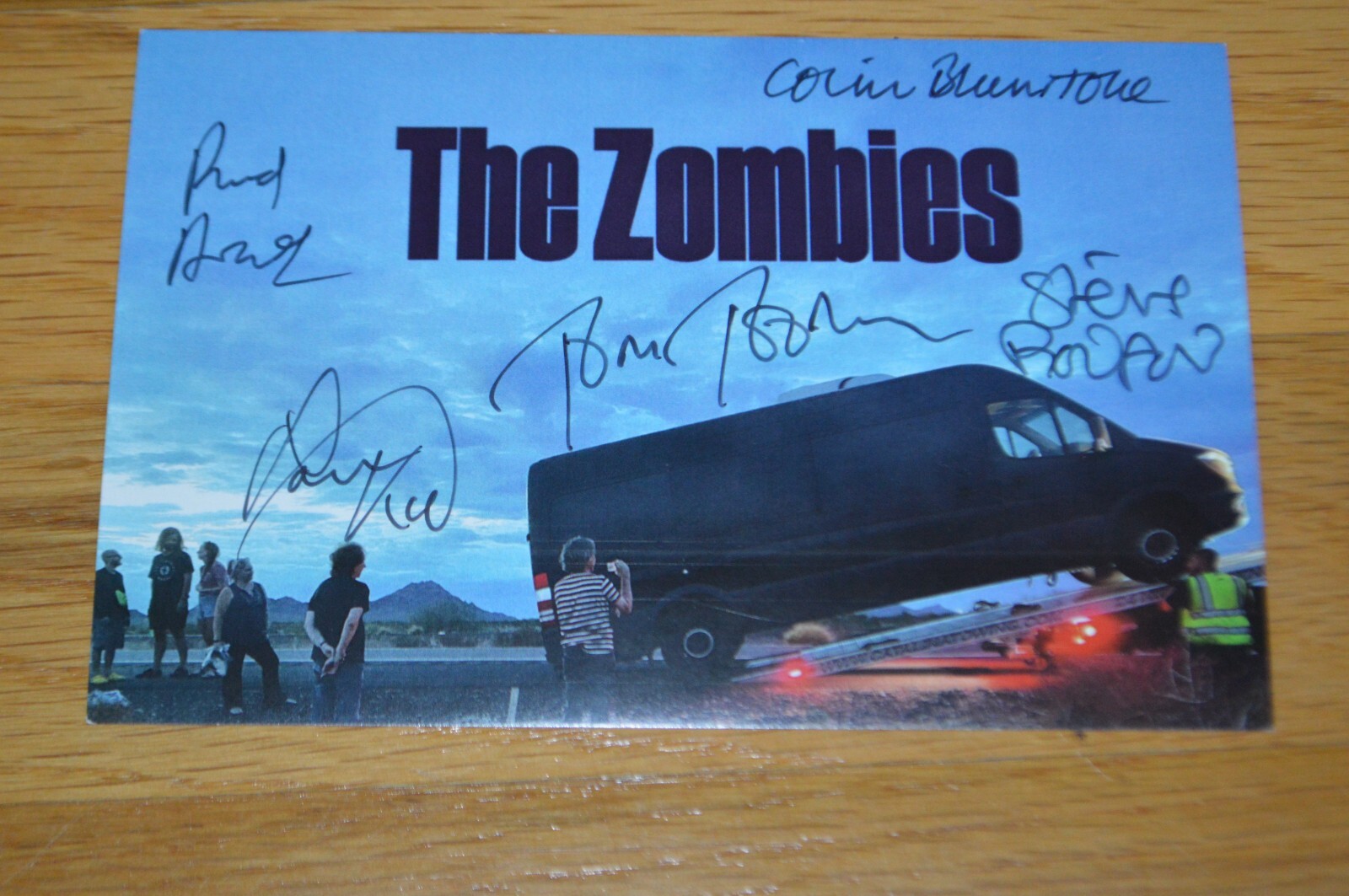 The Zombies Autographed “Different Game” 4×6 Post Card w/ Factory Seal Cassette