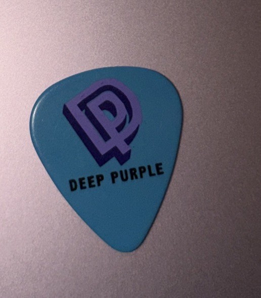 Deep Purple Steve Morse Tour Guitar Pick Worldwide Ship