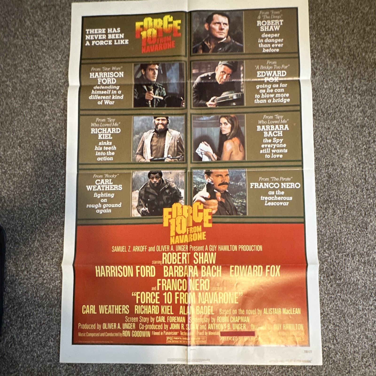 Force 10 from Navarone Original Movie Poster One Sheet – Movies