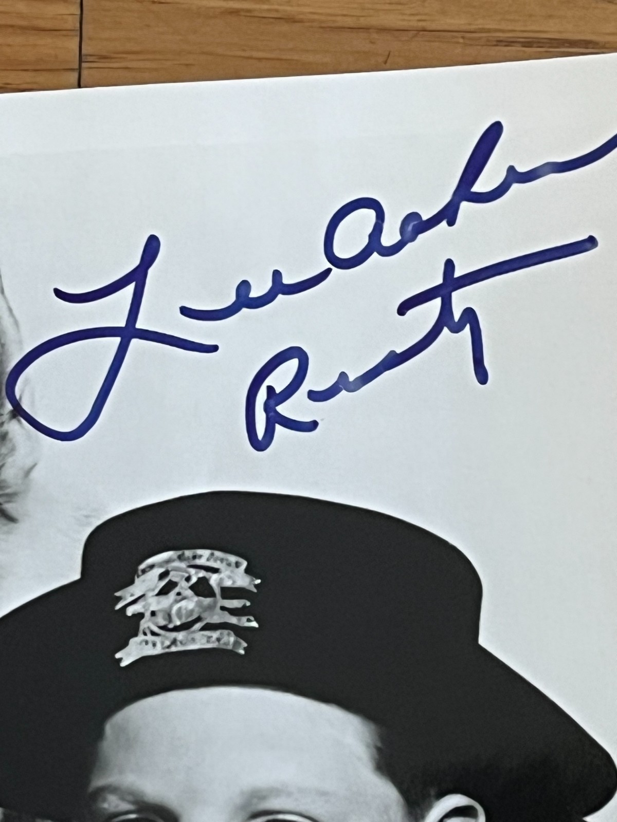 Lee Aaker Rusty Rin Tin Tin Signed Autographed Photo No Authentication