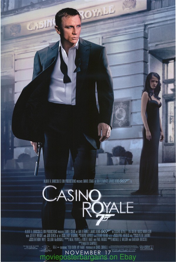 CASINO ROYALE MOVIE POSTER Original SS 27×40 One Sheet DANIEL CRAIG JAMES BOND