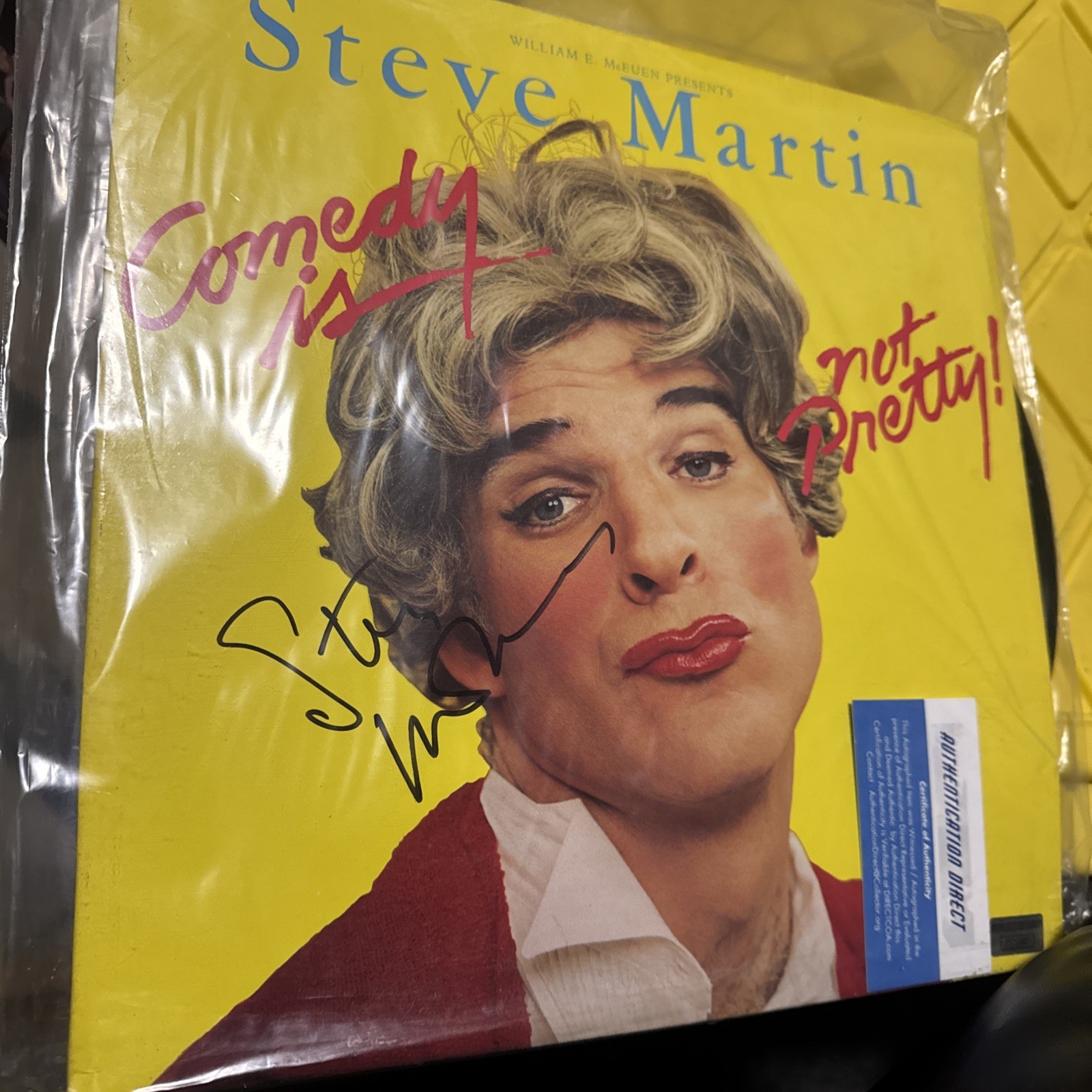 Steve Martin JSA Signed Autograph Record Album Vinyl Comedy Is Not Pretty