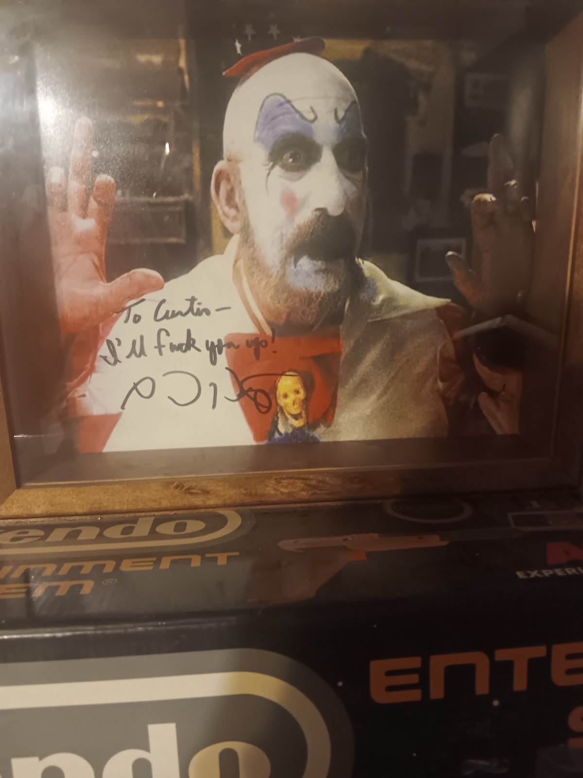 Signed Sid Haig 8×10 Capt Spaulding autograph photo with very cool inscription