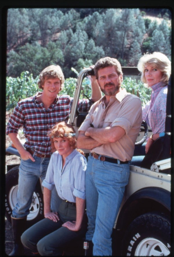 Falcon Crest Susan Sullivan Robert Foxworth Original 35mm Transparency Stamped