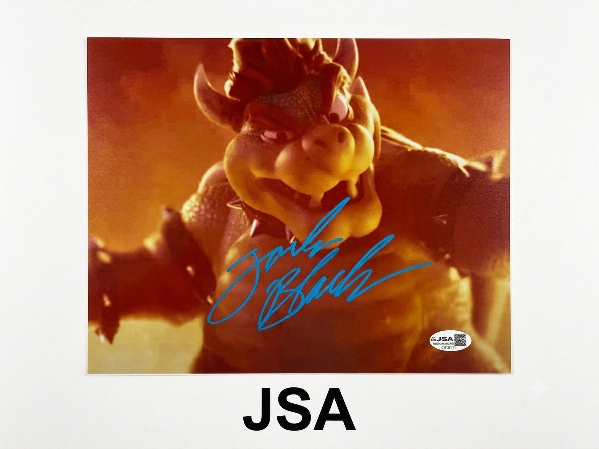 Jack Black Signed 8×10 Photo BOWSER JSA Authentic Autograph Super Mario Brothers