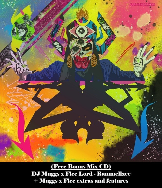 Soul Assassins DJ Muggs Flee Lord Rammellzee Album Art (Holographic Sticker)