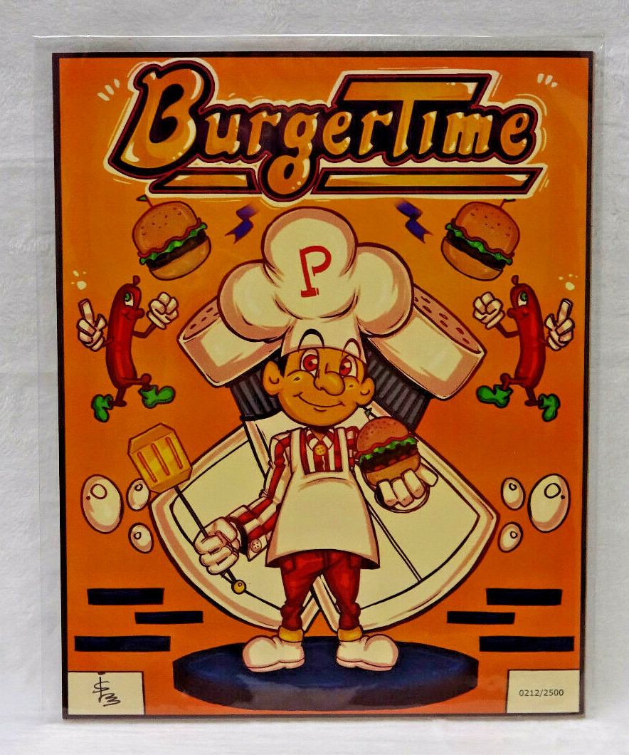 BURGERTIME ORIGINAL ART SIGNED BY SIFAT ISLAM BAM EXCLUSIVE