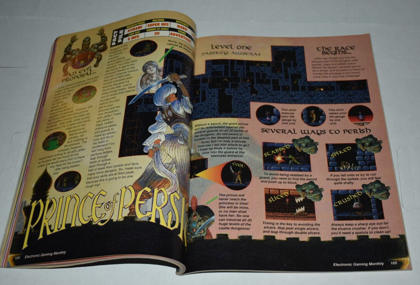 ELECTRONIC GAMING MONTHLY #38 Sept 1992 Vintage Magazine Street Fighter II