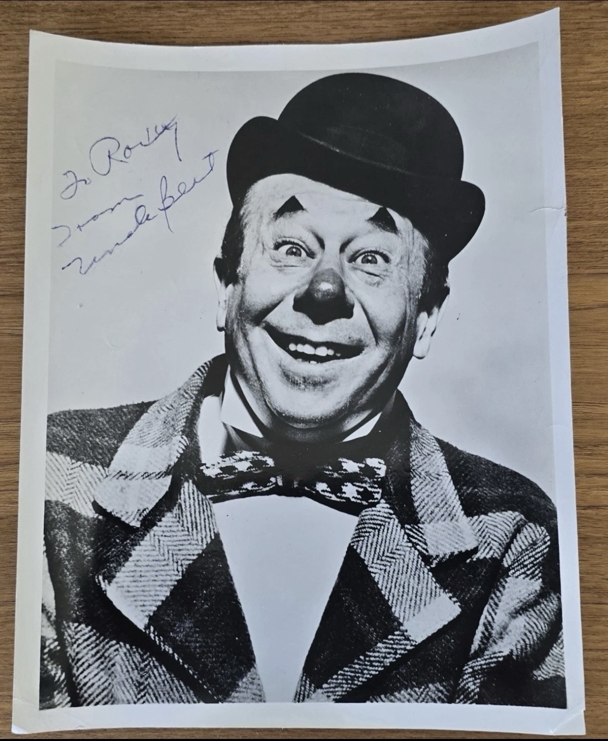 Bert Lahr Wizard Of Oz Autograph Display