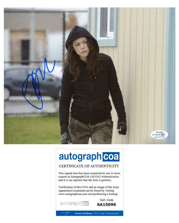 Tatiana Maslany “Orphan Black” AUTOGRAPH Signed 8×10 Photo F ACOA