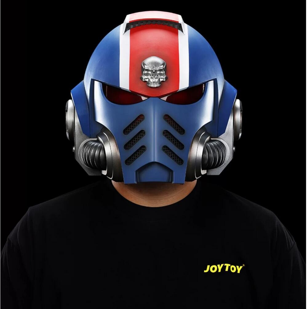 JOYTOY Ultramarines Lieutenant Titus’ MKX2 Helmet 1:1 Wearable Helmet Prop