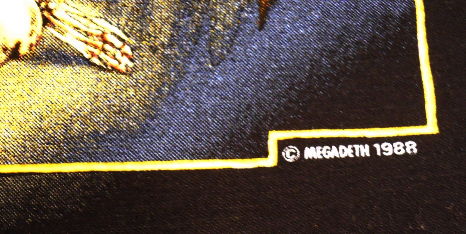 Megadeth Back Patch – Mary Jane – Vic Rattlehead – 1988 – R.I.P. – VINTAGE / New