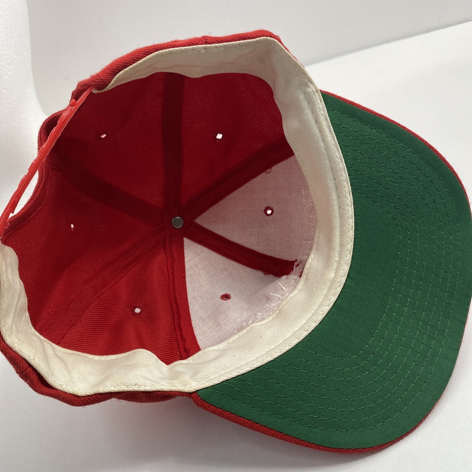 Original 1990 Red Home Alone Movie Promo SnapBack Red Hat Cap VTG