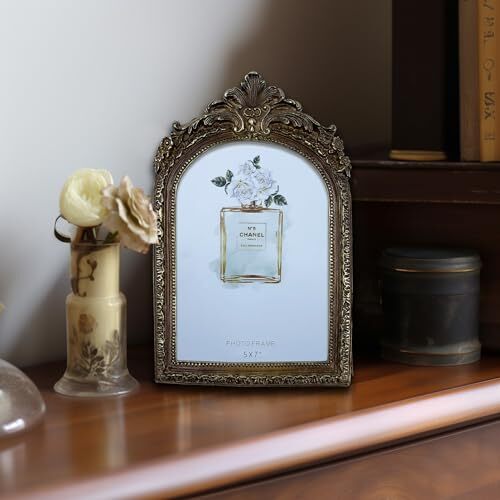 Daimix 5×7 Antique Arched Picture Frames, Bronze Assorted Sizes , Colors