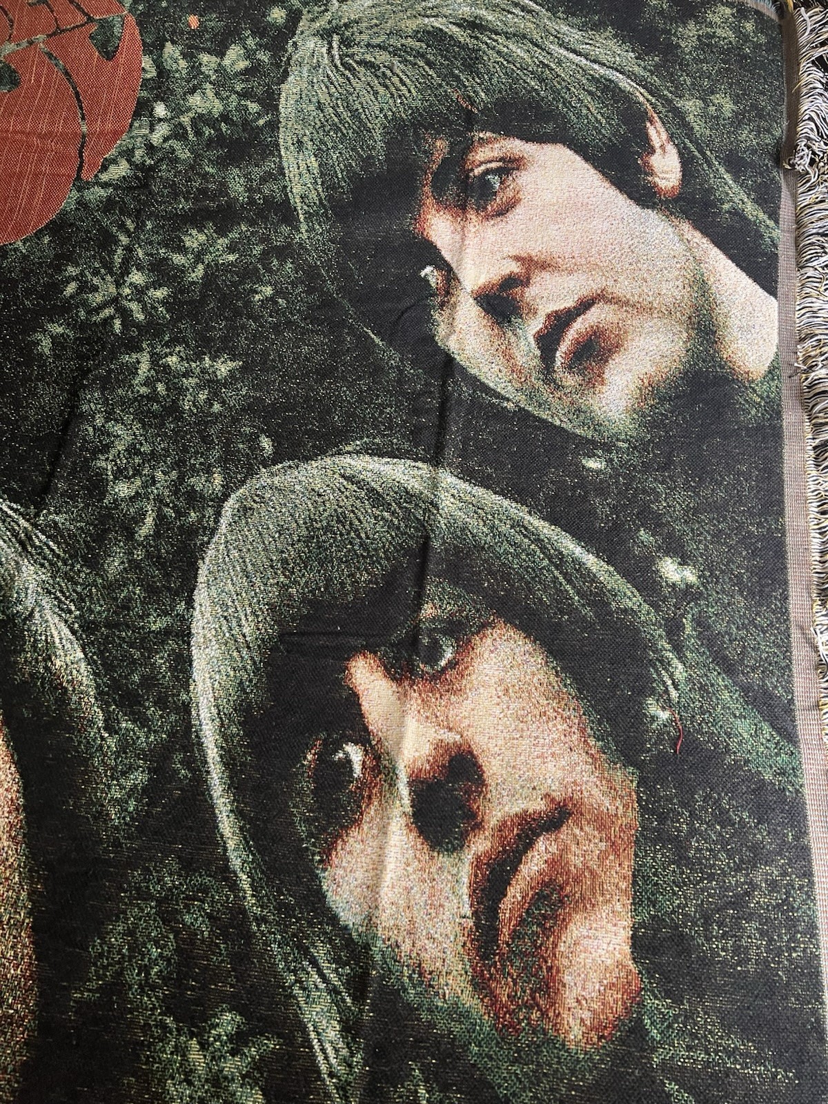Rubber Soul Cotton Beatles Throw