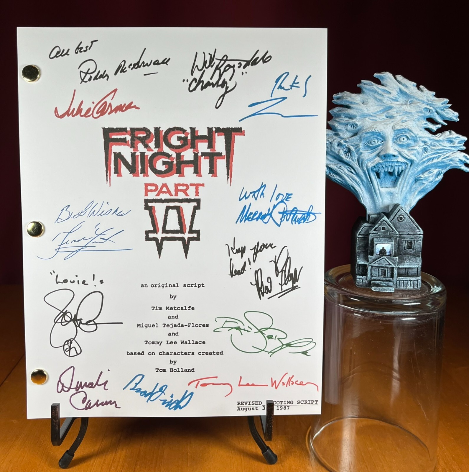 Fright Night Part 2 Script Signed- Autograph Reprints- 117 Pages- Vampires