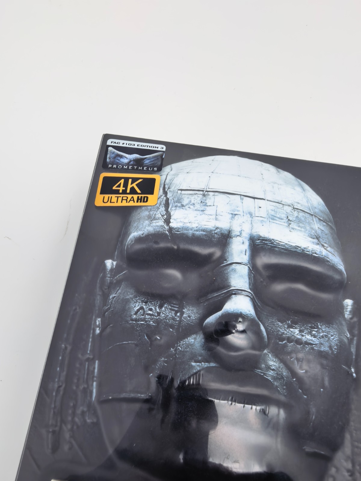 FILMARENA PROMETHEUS 4K UHD BLU-RAY STEELBOOK GLOW IN THE DARK FULLSLIP , SEALED