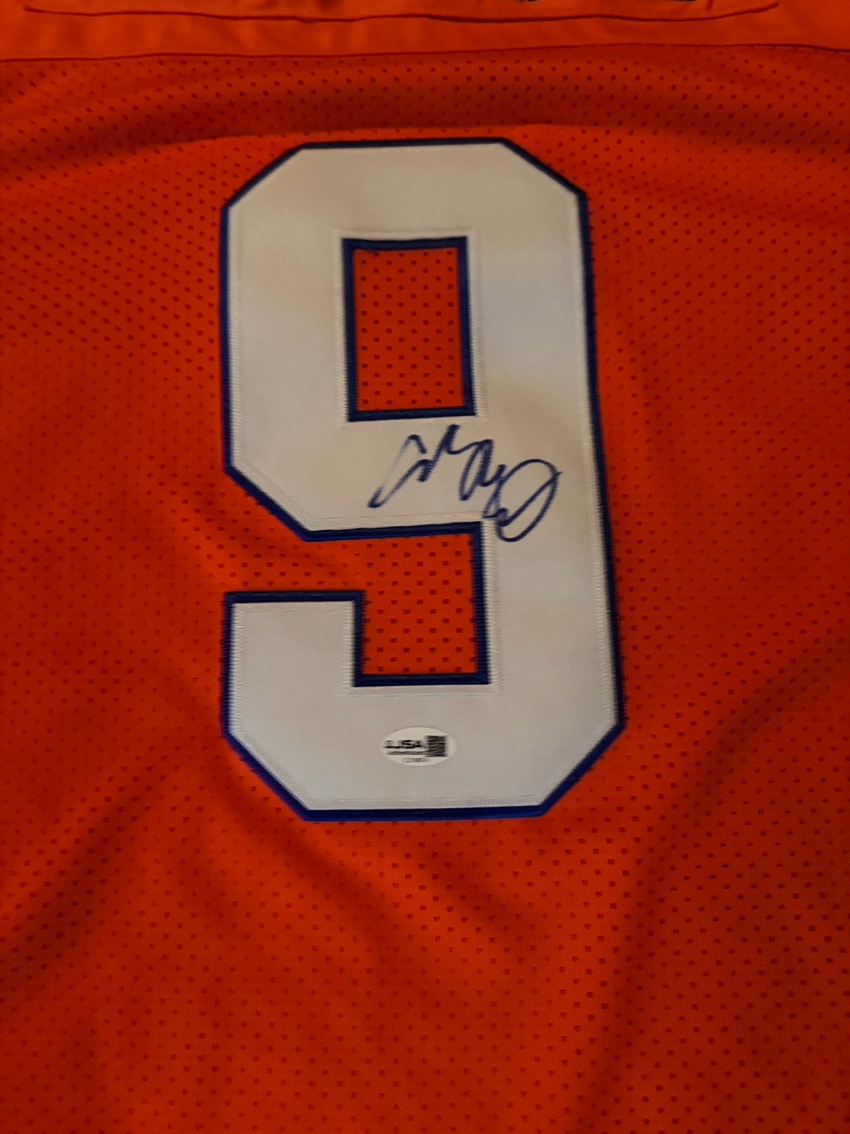 ADAM SANDLER SIGNED THE WATERBOY FOOTBALL JERSEY MUD DOGS MOVIE RARE JSA