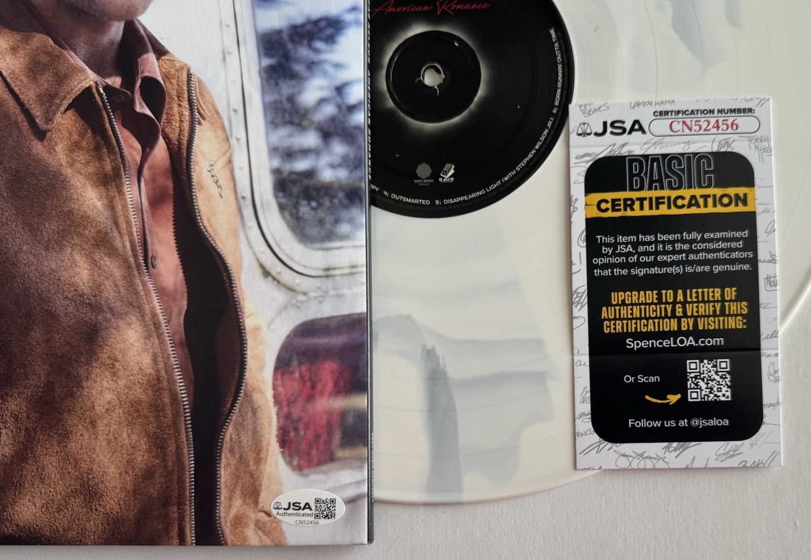 LUKAS NELSON SIGNED AUTOGRAPHED “AMERICAN ROMANCE” VINYL ALBUM LP +JSA COA