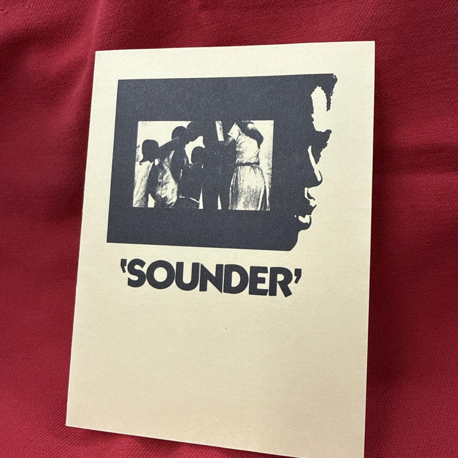 Rare October 17, 1972 “Sounder” film Cocktail Supper Special Preview invitation