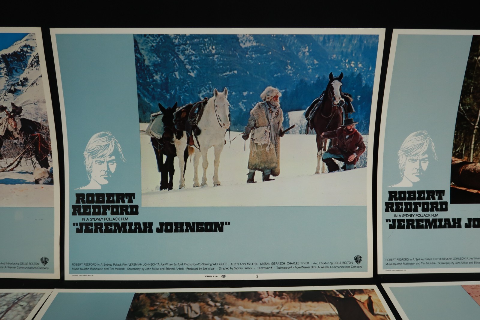 Jeremiah Johnson Lobby Cards 1972 Stills Originals 11 x 14 Robert Redford