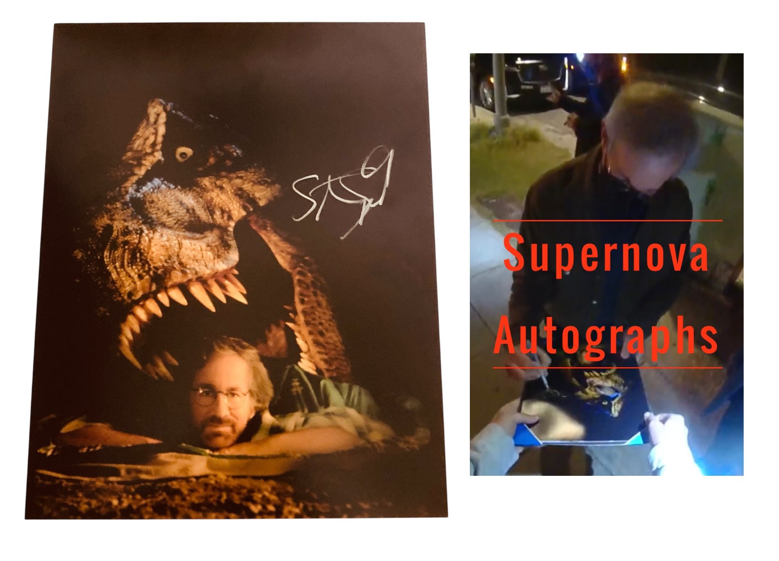Steven Spielberg Signed Autograph Jurassic Park 11×14 Photo Exact Photo Proof