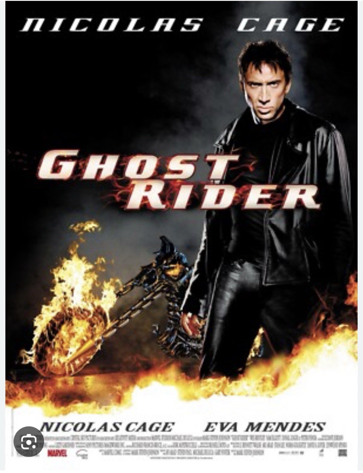 Ghost Rider 2007 Johnny Blaze White Leather Motorcycle Jacket Pants COA Wardrobe